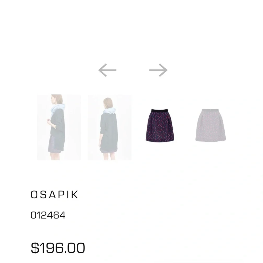 Cop.Copine Skirt With Kisses Design - Picture 2 of 4